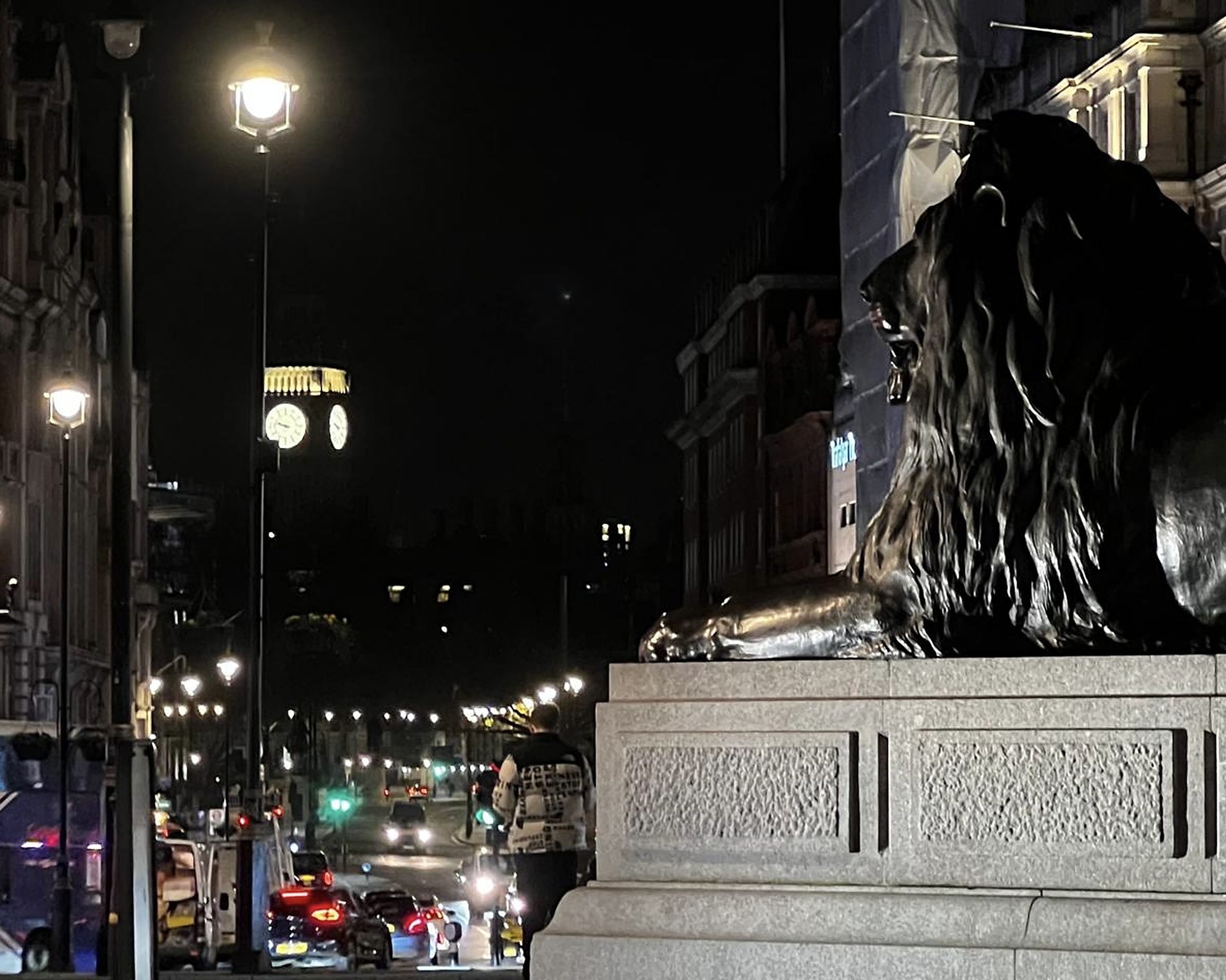 London at night